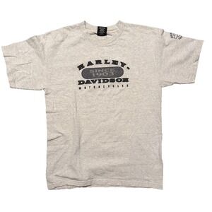 Y2K  Harley-Davidson T-Shirt Indianapolis SouthSide Size L Made in USA